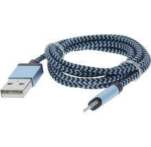 USB-Kabel mit Textilummantelung