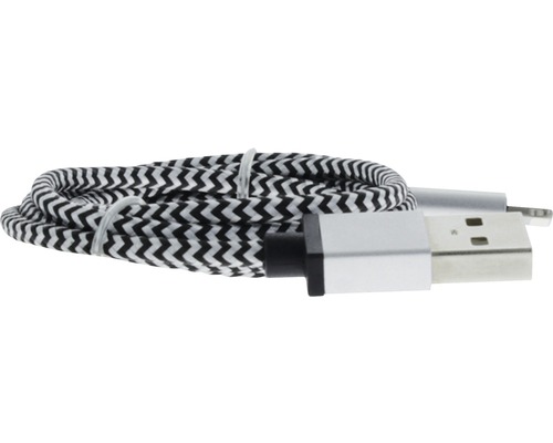USB-Kabel mit Stoffummantelung
