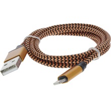 USB-Kabel mit Stoffummantelung