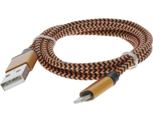 USB-Kabel mit Stoffummantelung