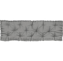Sitzkissen Cotton grau 120x40 cm