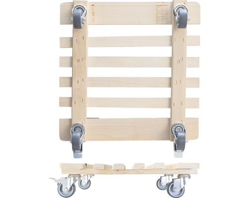 Möbelroller aus Holz mit Rollen