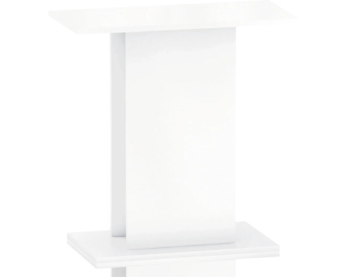 Aquarium Unterschrank JUWEL Regal SB 60/50 61x31x62 cm weiß Weißer Beistelltisch mit rechteckiger Tischplatte und Sockel