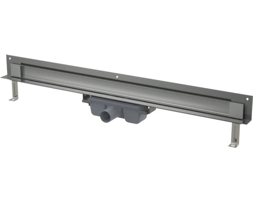 Duschrinne SPA Twin APZ5-Twin-1050 für Einbau in die Wand und Beleuchtbar edelstahl Edelstahl Duschrinne mit Ablauf