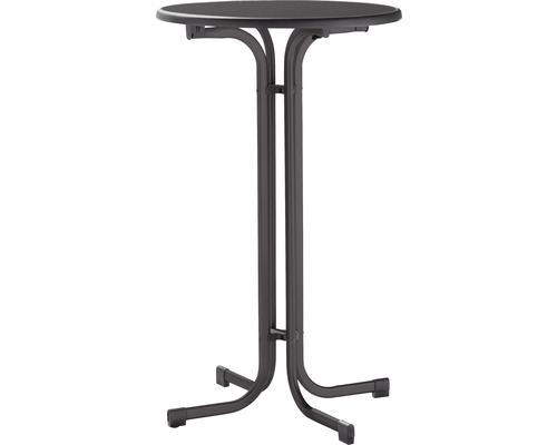 Stehtisch Sieger Steh 237/G 70 cm grau Gestell aus Stahl in eisengrau, Gartentischplatte aus Mecalit®-Pro in anthrazit Stehtisch Sieger Steh 237/G 70 cm grau Gestell aus Stahl in eisengrau, Gartentischplatte aus Mecalit®-Pro in anthrazit