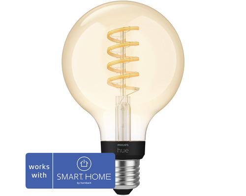 Philips hue Globelampe White Ambiance Filament dimmbar gold