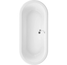 Ovale Badewanne aus Sanitäracryl