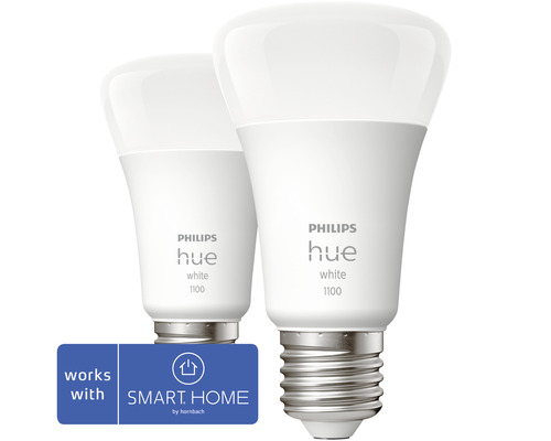 Zwei Philips Hue White 1100 Glühbirnen