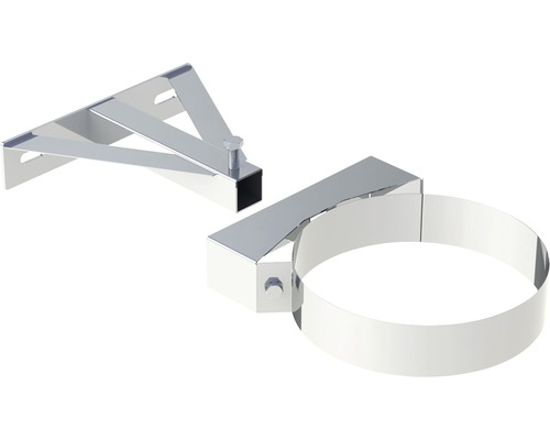 Jeremias DW-ECO Wand- und Kopfteil für ED135:ED339 ab 250 mm Ø130 mm Rohrbefestigung mit Wandhalterung