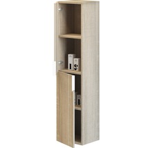 Hochschrank mit zwei Regalböden und einer Tür