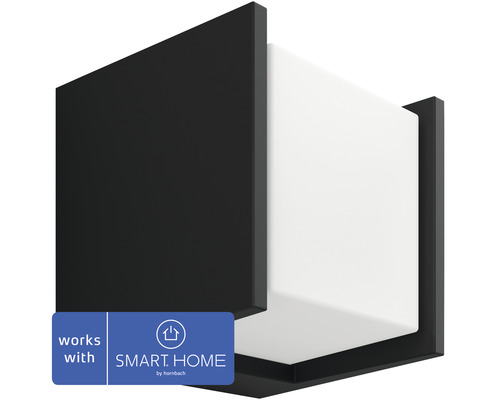 Philips hue Außenwandleuchte dimmbar 1150 lm warmweiß schwarz - Kompatibel mit SMART HOME by hornbach Philips hue Außenwandleuchte dimmbar 1150 lm warmweiß schwarz - Kompatibel mit SMART HOME by hornbach