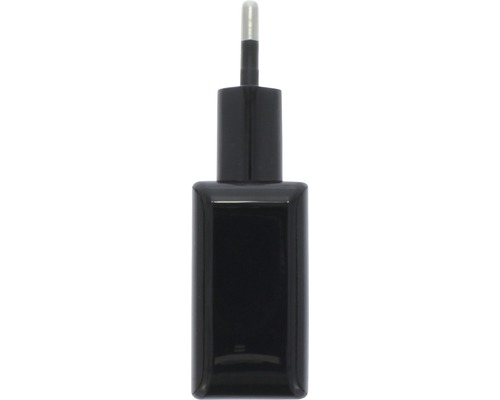 Schwarzes Ladegerät für elektronische Geräte