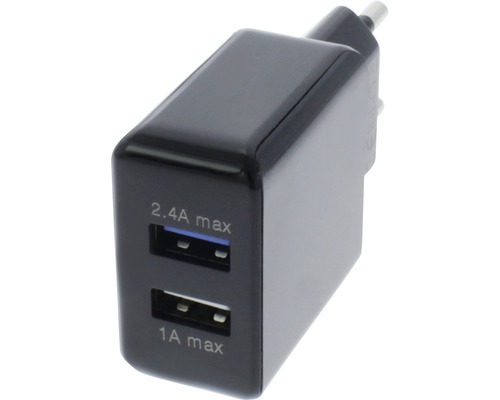 USB Ladegerät 230V 2x USB