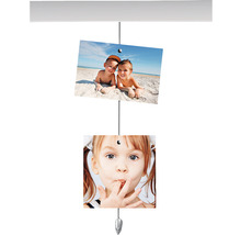 Aufhängesystem Picture Mouse Stahldraht alu inkl. 6 Magnete