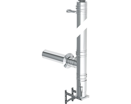 Jeremias DW-FU Set Typ 250 ca. 5 m 180 mm mit Dämmung 32,5 mm Wandmontage