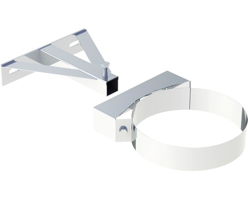 Jeremias DW-FU Wand- und Kopfteil für Wandabstandshalter ab 250mm Ø130mm Rohrbefestigung mit Wandhalterung