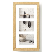 Bilderrahmen Collage Holz Home natur 3 Fotos 13x18 cm