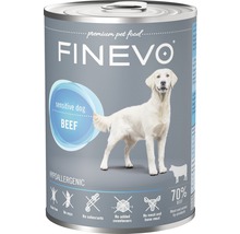 Hundefutter nass FINEVO Sensitive Dog Rind pur 400 g, Monoprotein, Singleprotein-thumb-0
