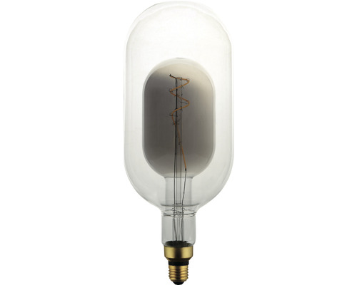 FLAIR LED Lampe DG150 E27/4W(28W) 300 lm 2700 K warmweiß klar/rauchglas