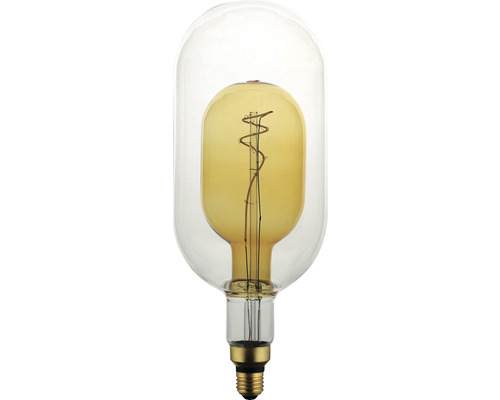 FLAIR LED Lampe DG150 E27/4W(31W) 350 lm 2700 K warmweiß klar/gold
