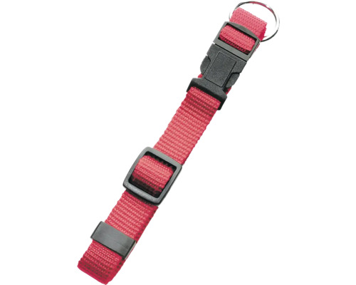 Halsband Karlie Art Sportiv Basic Gr. L 25 mm 45 - 65 cm, rot Hundehalsband mit Schnalle und D-Ring