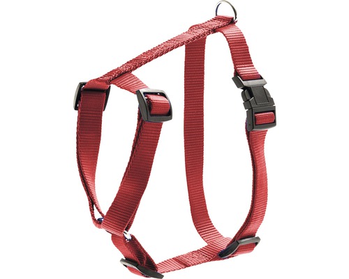 Geschirr Karlie Art Sportiv Basic Gr. M 20 mm 45 - 70 cm rot Rotes Hundegeschirr aus Nylon mit verstellbaren Schnallen