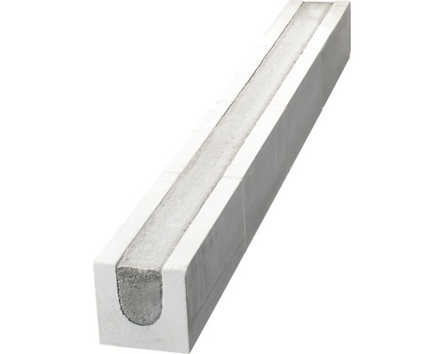Kalksandstein-Hintermauersturz 2DF 1000 mm x 115 mm x 113 mm Beton-Fertigteil mit Isolierung für den Hochbau