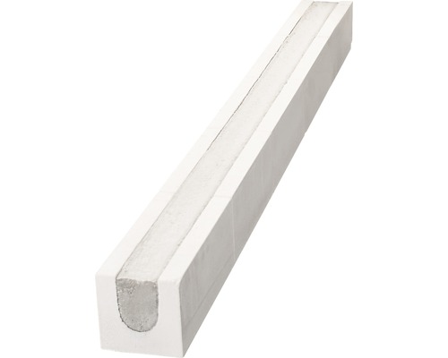 Kalksandstein-Hintermauersturz 2DF 1250 mm x 115 mm x 113 mm Dämmplatte mit Nut- und Feder-System
