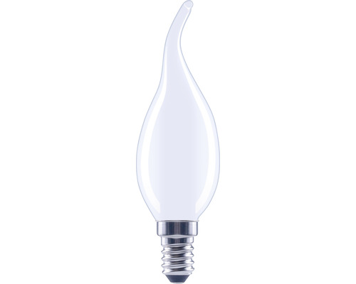 FLAIR LED Kerzenlampe dimmbar CL35 E14/2,2W(25W) 250 lm 6500 K tageslichtweiß matt Windstoß Kerzenlampe