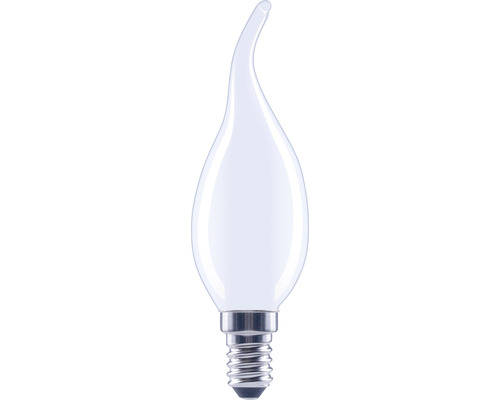 FLAIR LED Kerzenlampe dimmbar CL35 E14/4W(40W) 470 lm 6500 K tageslichtweiß matt Windstoß Kerzenlampe