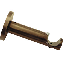 Wandträger 1-läufig für Gardinenstange Windsor bronze Ø 25 mm