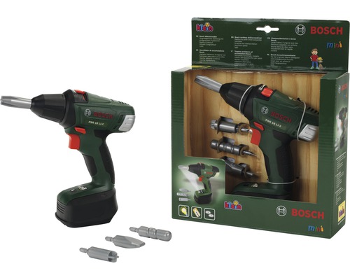 Bosch Mini Akkuschrauber Spielzeug mit Verpackung und Zubehör