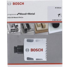 Bosch Progressor Lochsäge zum Schneiden von Holz und Metall, 140 Millimeter Durchmesser