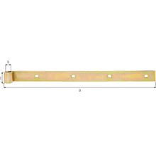 Ladenband gerade verzinkt 400 mm