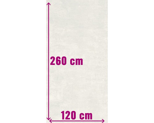 XXL Wand- und Bodenfliese Industrial white anpoliert 120 x 260 x 0,7 cm R10 B