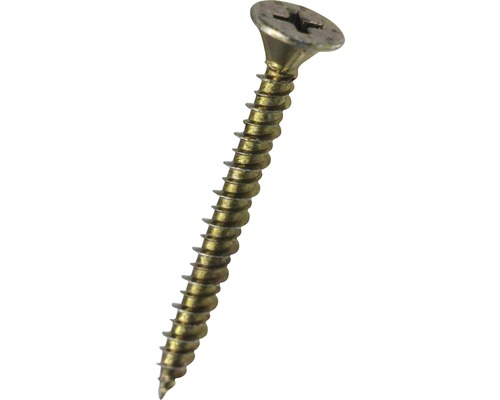 Knauf Aquapanel® Maxi Schraube SN 3,9 mm x 39 mm Pack = 100 St Gelbe Holzschraube mit Kreuzschlitz