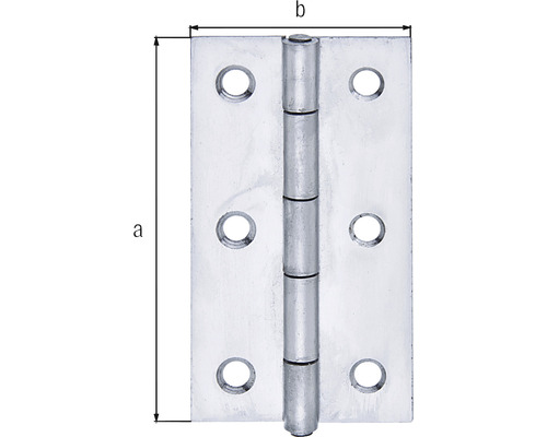 Türband mit Maßangaben a und b