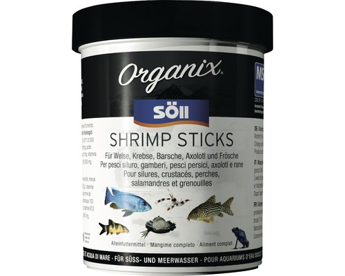 Futtersticks Söll Organix Shrimp Sticks 270 ml