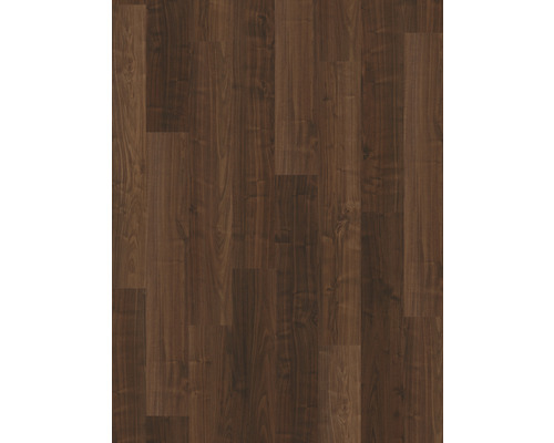 Dunkelbrauner Vinylboden in Holzoptik