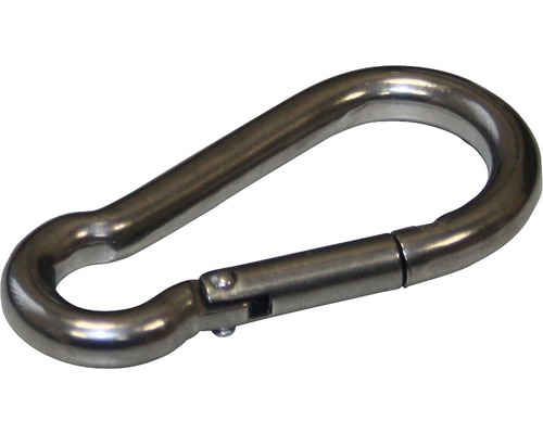 Feuerwehr-Karabiner 4x40 mm Edelstahl A4 100 Stück Karabinerhaken