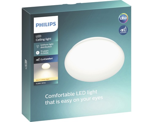 Verpackung einer Philips LED Deckenleuchte