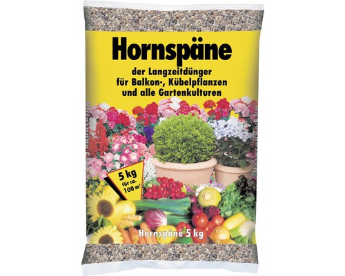 Hornspäne organischer Langzeitdünger Universaldünger 5 kg für ca. 100 m²