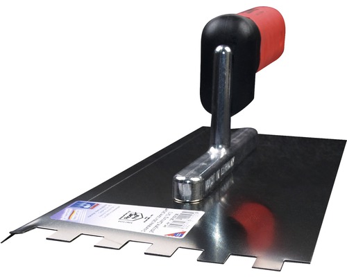 Zahnspachtel aus Metall mit Griff