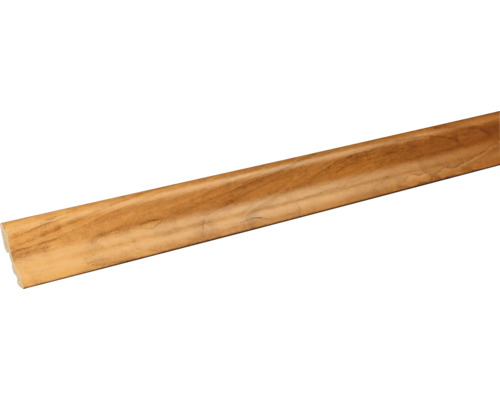 SKANDOR Sockelleiste Walnuss FU18L 18,5 x 38,5 x 2400 mm Holzleiste für den Innenausbau