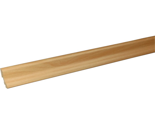 SKANDOR Sockelleiste Buche FU18L 18,5 x 38,5 x 2400 mm Holzfußleiste