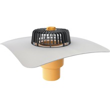 TopWet Dachgully senkrecht mit integrierter PVC Kunststoffdichtungsbahn DN 125 mm