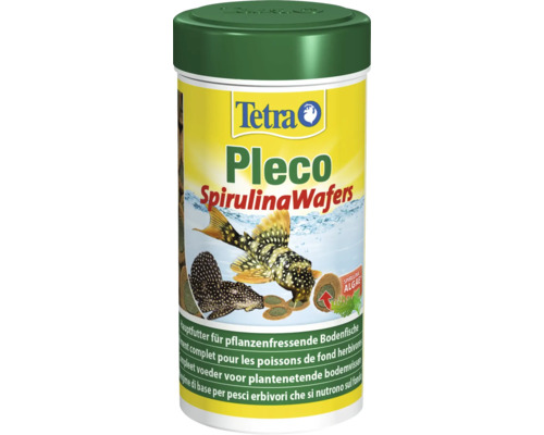 Tetra Pleco Multi Wafers 250 ml Tetra Pleco Spirulina Wafers Fischfutter für pflanzenfressende Bodenfische