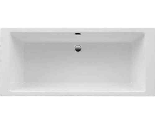 Badewanne OTTOFOND Comino 79.5 x 179.5 cm schwarz weiß glatt glänzend 863602