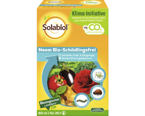 Schädlingsfrei Bio Neem Solabiol Konzentrat, 60 ml