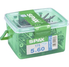 SPAX Universalschrauben 5x60 Millimeter im transparenten Behälter
